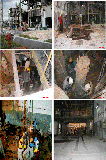 Extruder Foundation Works for Warri Refinery & Petrochemical Company (WRPC)