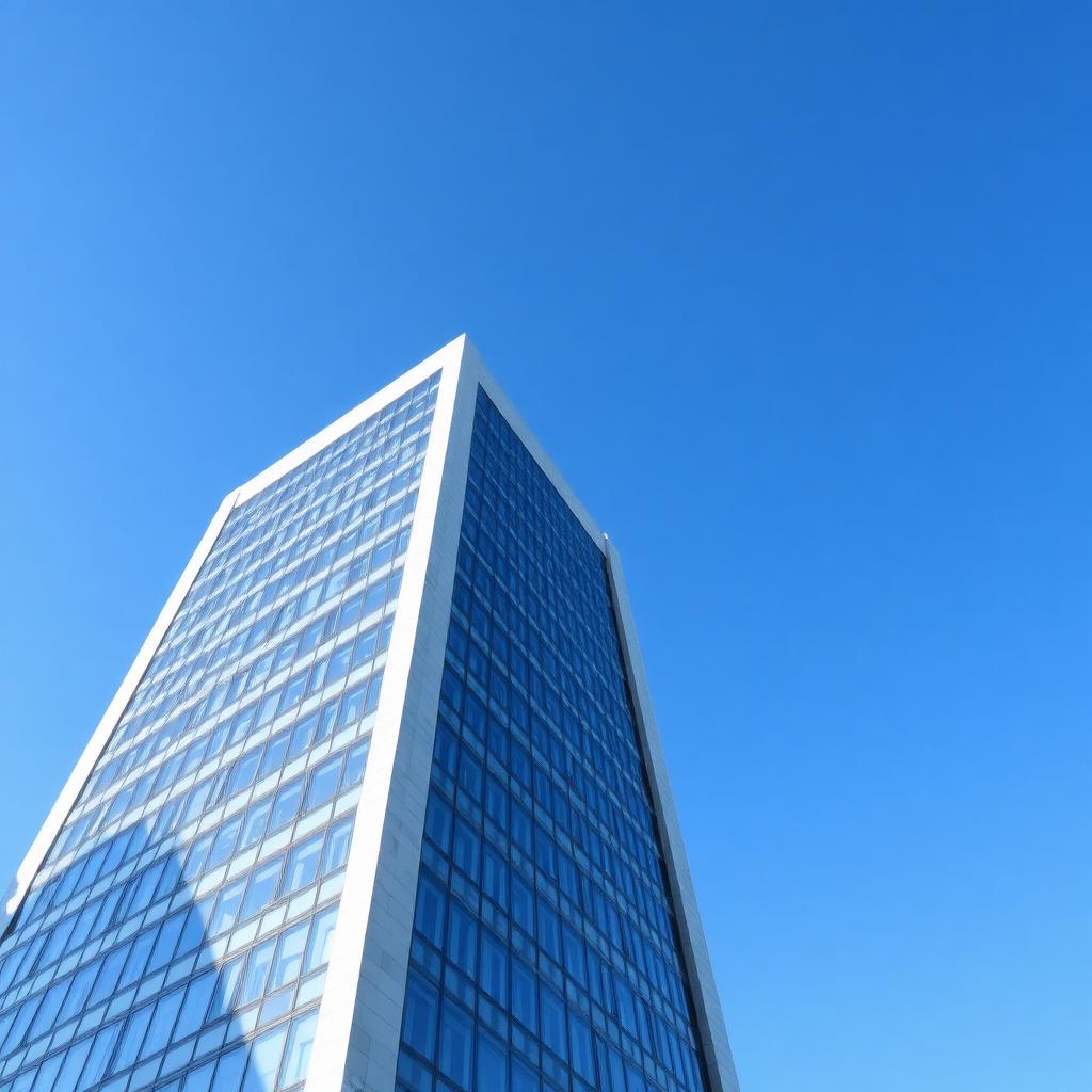 Contemporary glass corporate tower